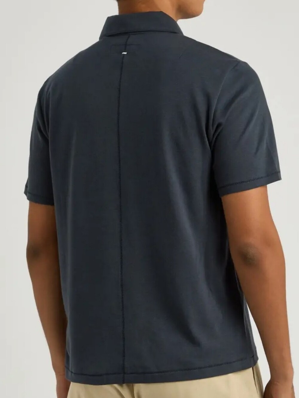 rag & bone Men's Charcoal Polo Shirt - Picture 2 of 6